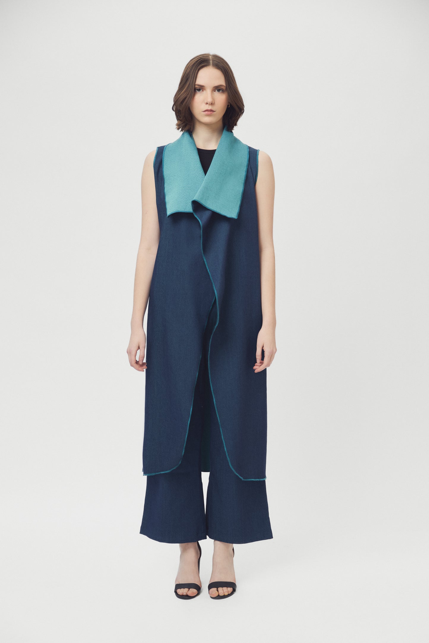 Reversible Denim Duster