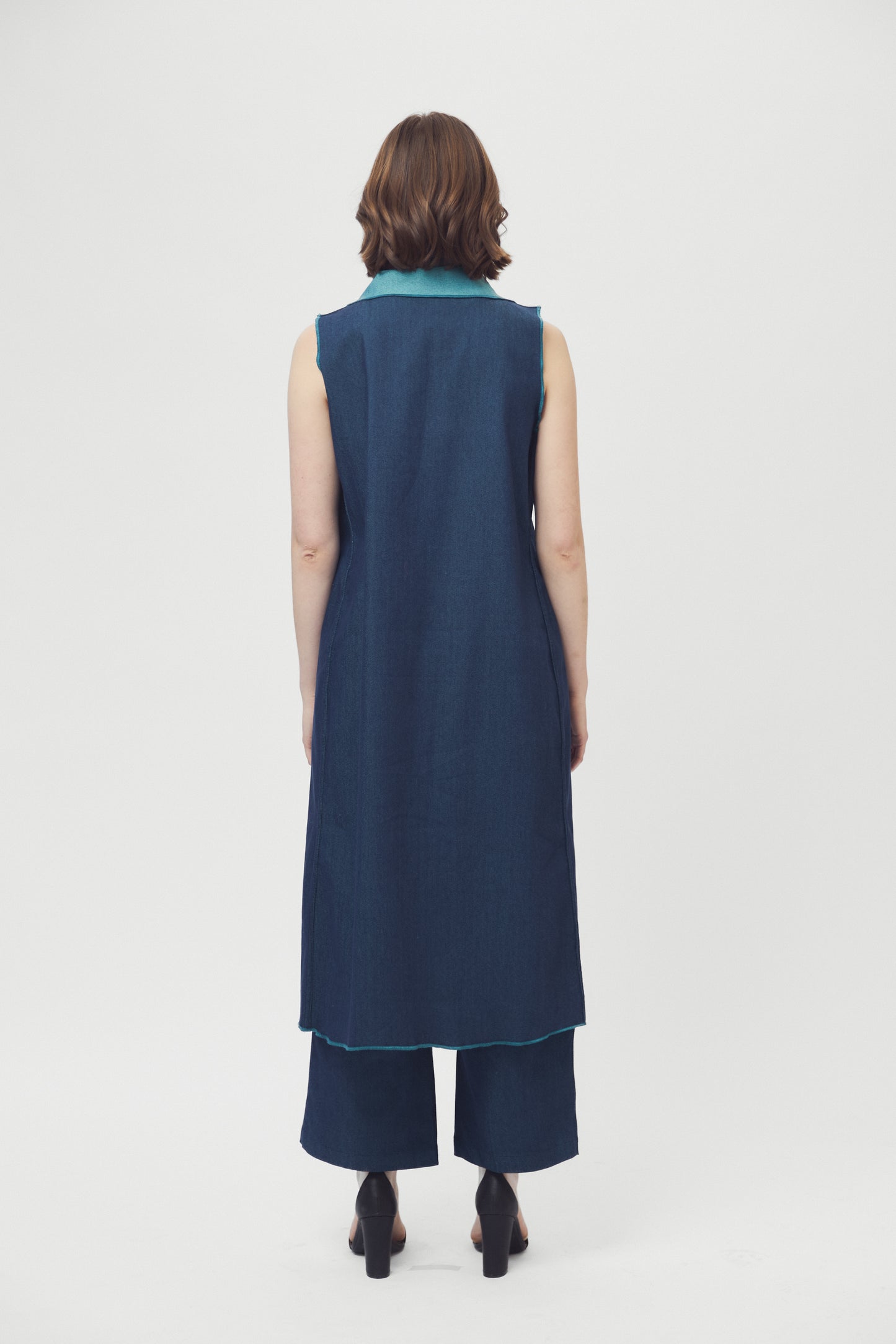 Reversible Denim Duster