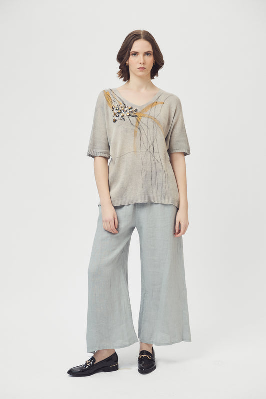Silver Gold Classic Top